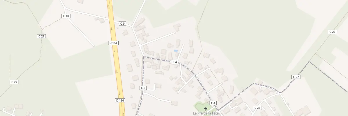 Plan du 36 Rue du Bas Breteuil à Médan