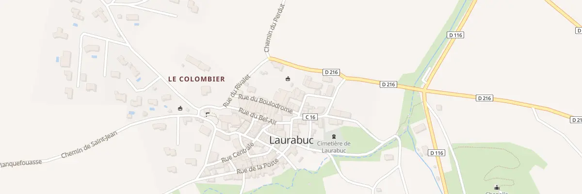Plan du 20 Rue du Boulodrome à Laurabuc