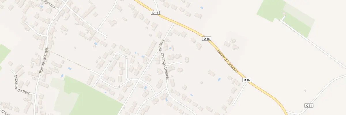 Plan du 7 Rue des Champs Levants aux Bordes