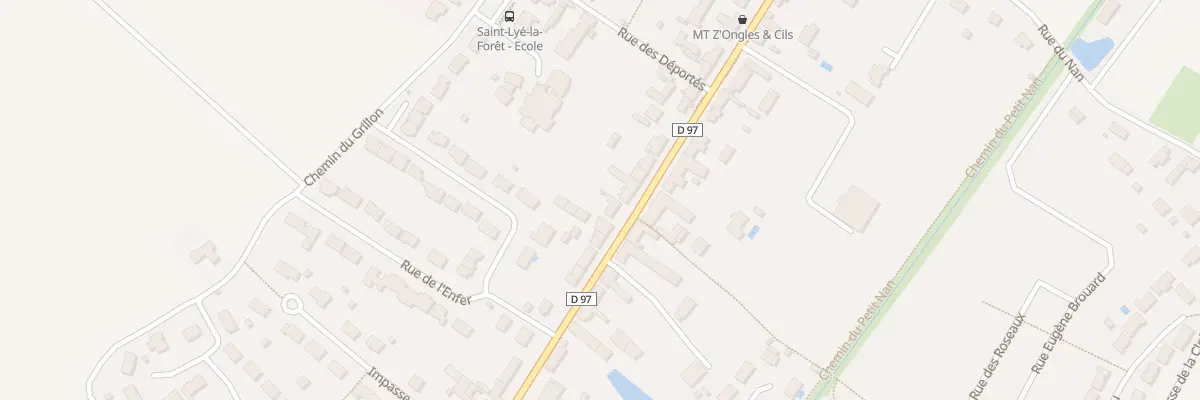 Plan du 44 Rte d’Orléans à Saint-Lyé-la-Forêt