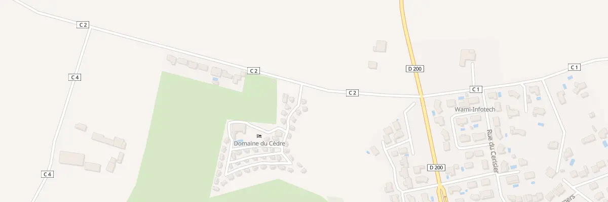 Plan du 42 Domaine du Cedre à Rivières