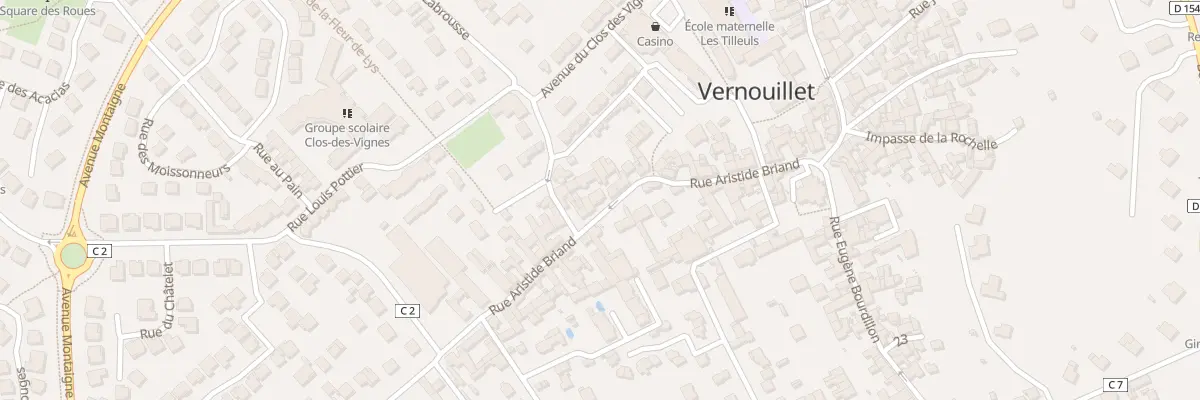 Plan du 36 Rue Aristide Briand à Vernouillet