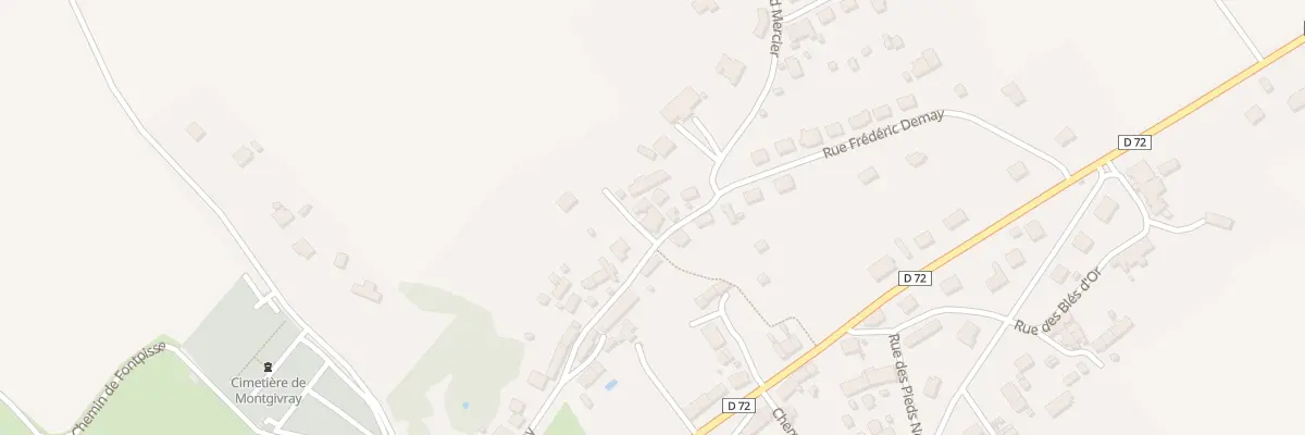 Plan du 29 Rue Frédéric Demay à Montgivray