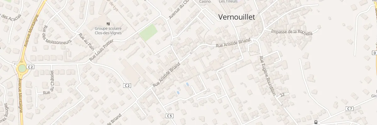 Plan du 23 Rue Aristide Briand à Vernouillet