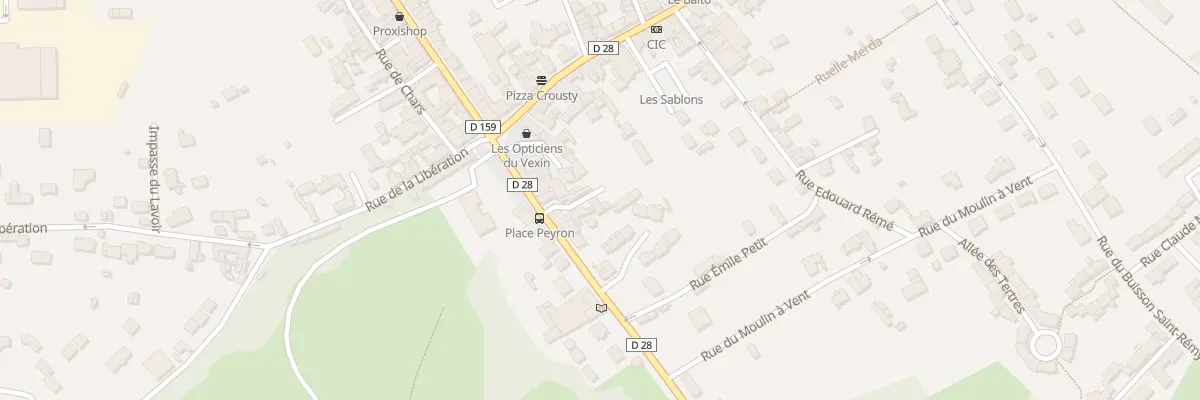 Plan du 1 Bd de la République à Marines
