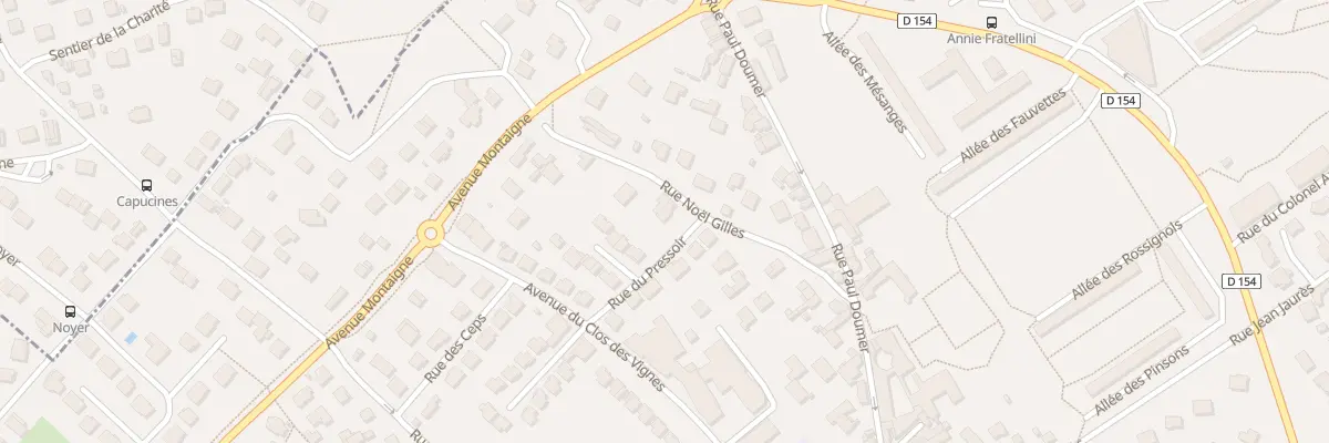Plan du 21 Rue Noël Gilles à Vernouillet