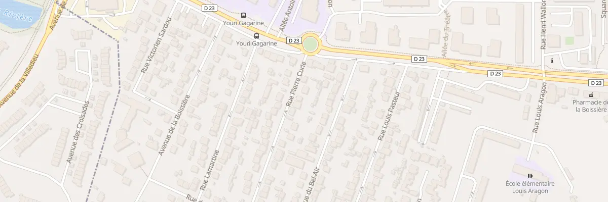 Plan du 7 Rue Pierre Curie à Trappes