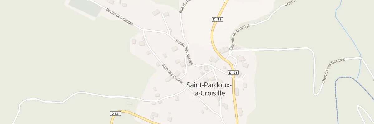 Plan du 232 Pas du Lavoir à Saint-Pardoux-la-Croisille