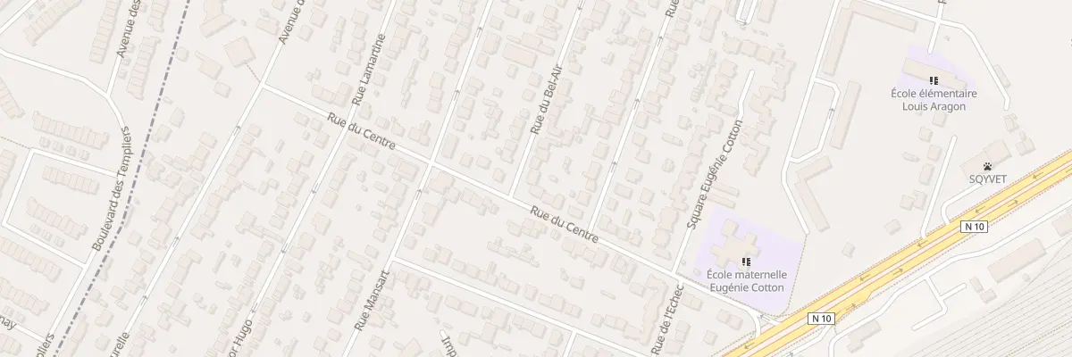 Plan du 39 Rue du Bel Air à Trappes