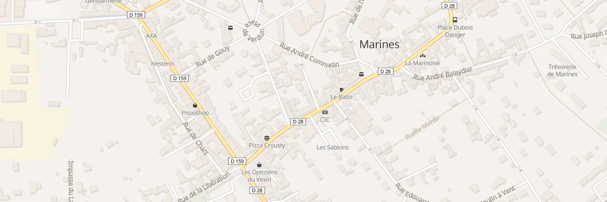 Plan du 3B Rue des Écoles à Marines