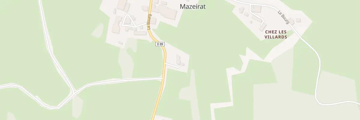 Plan du 5034 Le Bourg à Mazeirat