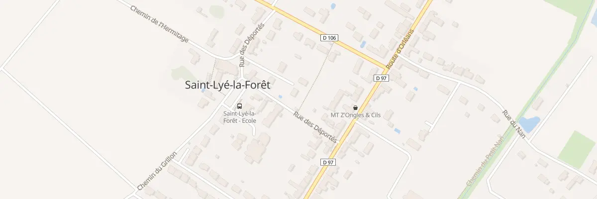 Plan du 174T Rue des Déportés à Saint-Lyé-la-Forêt