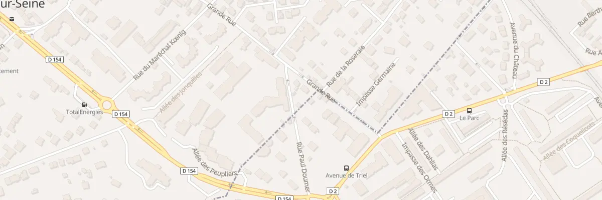 Plan du 1B Grande Rue à Verneuil-sur-Seine