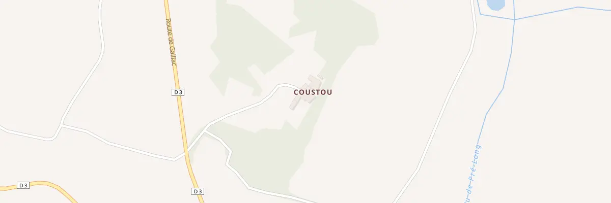 Plan du 5074 Coustou à Cestayrols