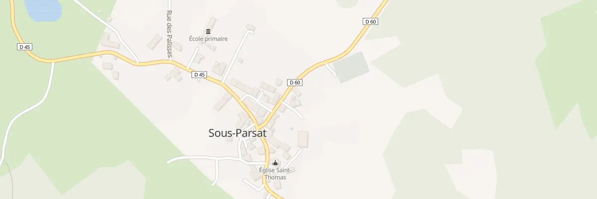 Plan du 3 Rue des Faurettes à Sous-Parsat