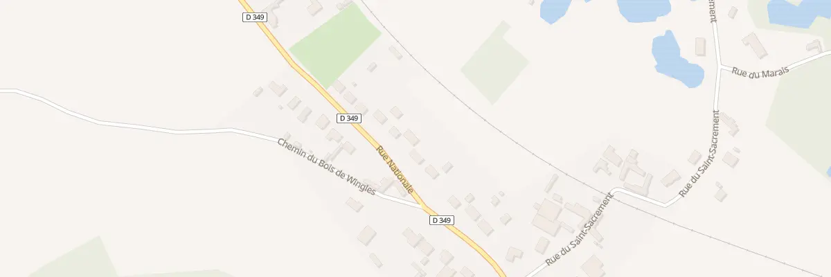 Plan du 1684 Rte Nationale à Bouin-Plumoison
