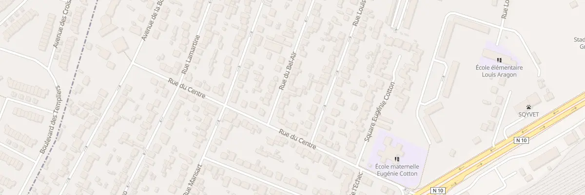 Plan du 33 Rue du Bel Air à Trappes