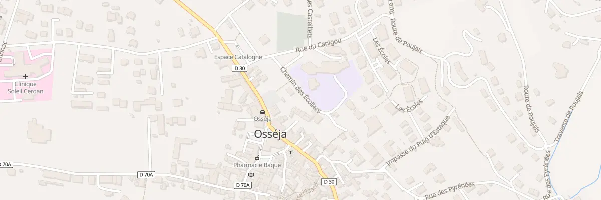 Plan du 1B Pl St Pierre à Osséja