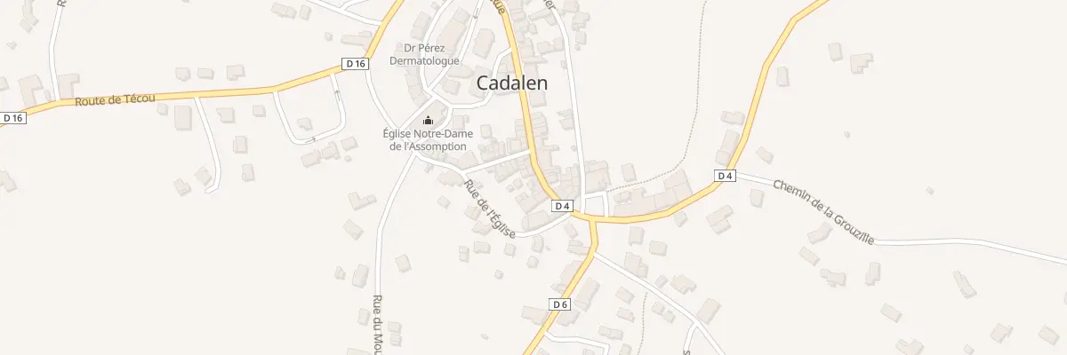 Plan du 234 Gr Grande Rue à Cadalen