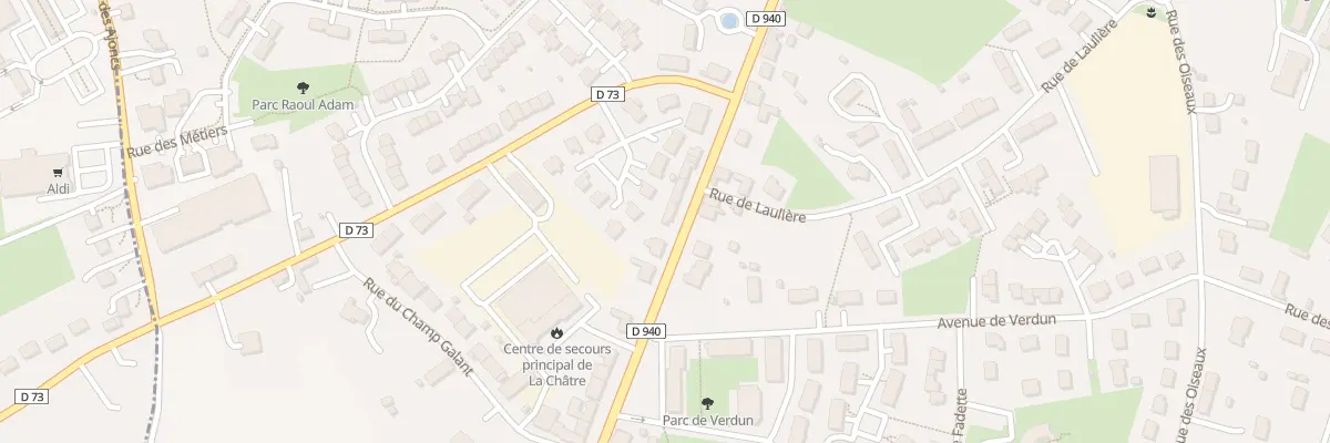 Plan du 244 Rue Nationale à La Châtre
