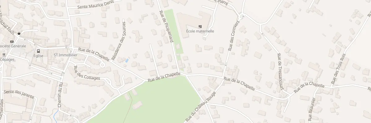 Plan du 399 Rue de la Chapelle à Orgeval