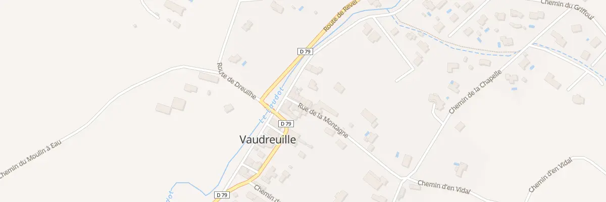 Plan du 25 Rue de la Montagne à Vaudreuille