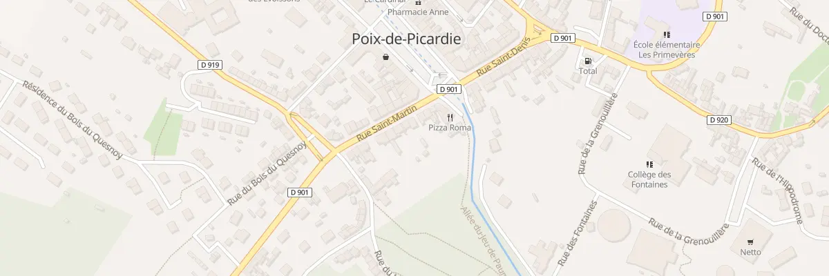 Plan du 11 Rue Saint Martin à Poix-de-Picardie