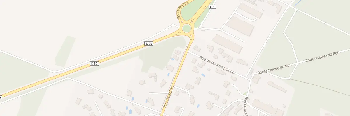 Plan du 25 Rue de Poissy à Feucherolles