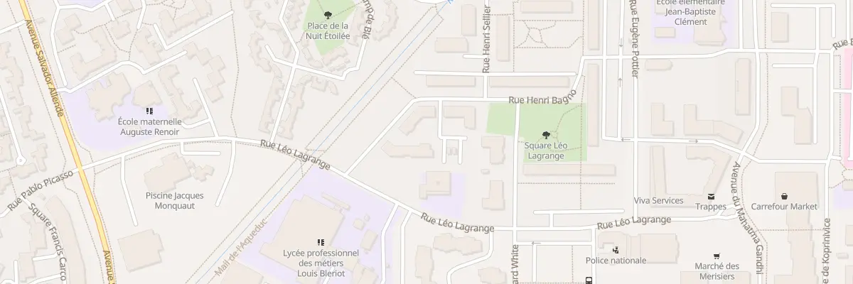 Plan du 13 Rue Henri Bagno à Trappes