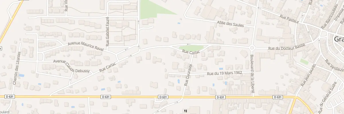 Plan du 25B Rue Carlac à Graulhet