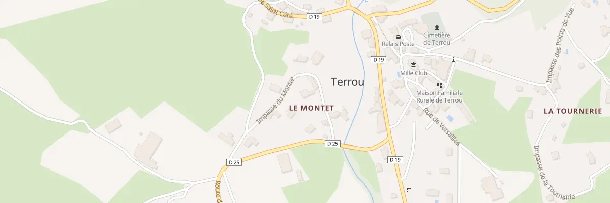 Plan du 57 Vc du Montet à Terrou