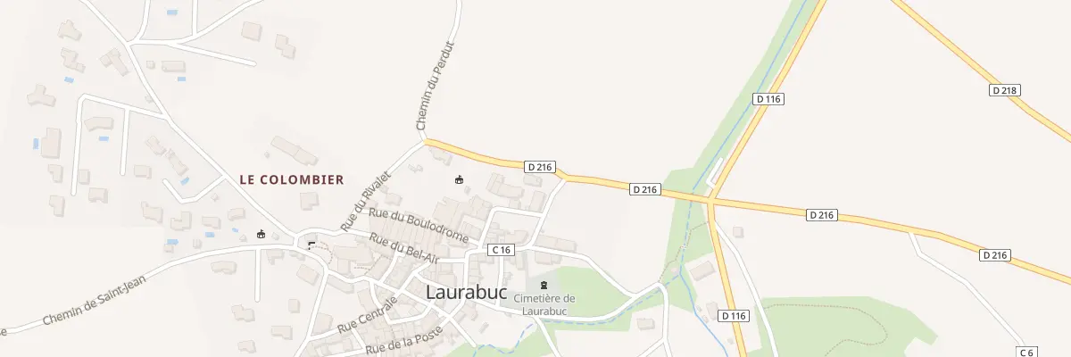 Plan de Che Rivalet à Laurabuc