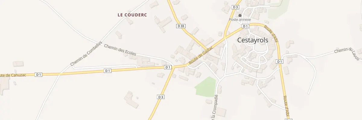 Plan du 14 Rte de Gaillac à Cestayrols