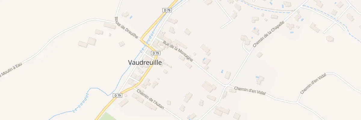 Plan du 94 Rue de la Montagne à Vaudreuille