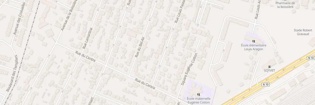 Plan du 28 Rue Louis Pasteur à Trappes