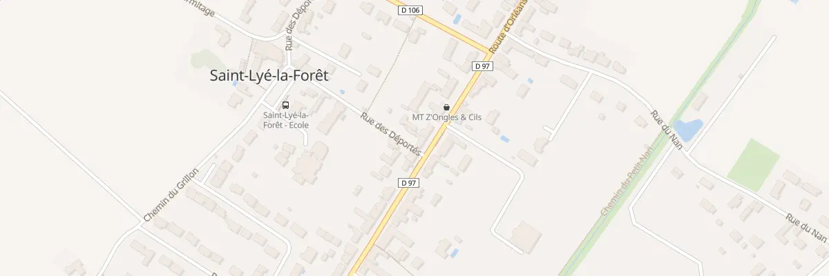 Plan du 28 Rte d’Orléans à Saint-Lyé-la-Forêt