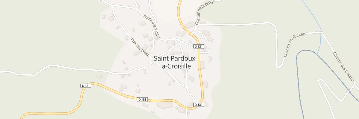 Plan du 122 Rue des Chaux à Saint-Pardoux-la-Croisille
