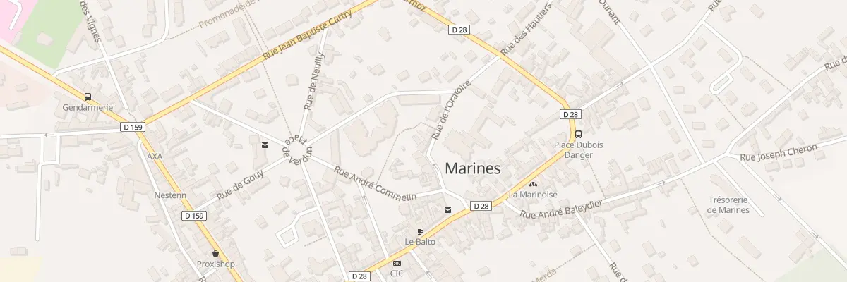 Plan du 17 Pl du Maréchal Leclerc à Marines