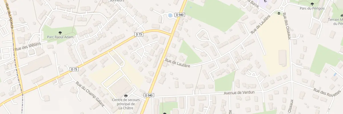 Plan du 231 Rue Nationale à La Châtre