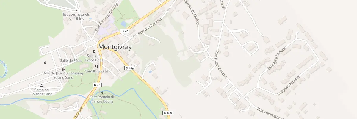 Plan du 6 Che du Quérou à Montgivray