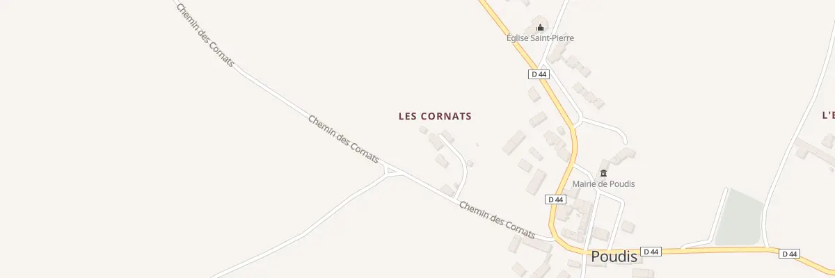 Plan du 5088 Les Cornats à Poudis