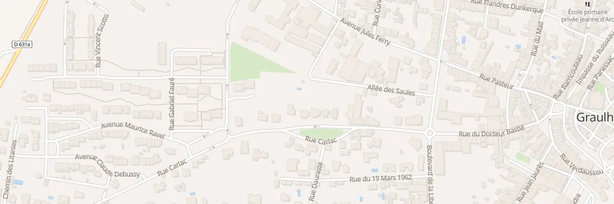 Plan du 18 Rue Carlac à Graulhet