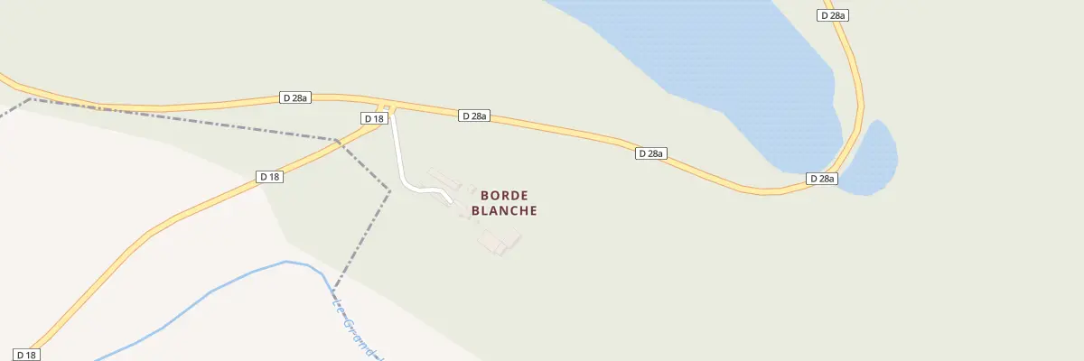 Plan du 36 Borde Blanche à Montbel