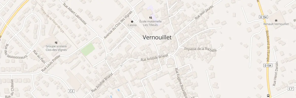 Plan du 14B Rue Aristide Briand à Vernouillet