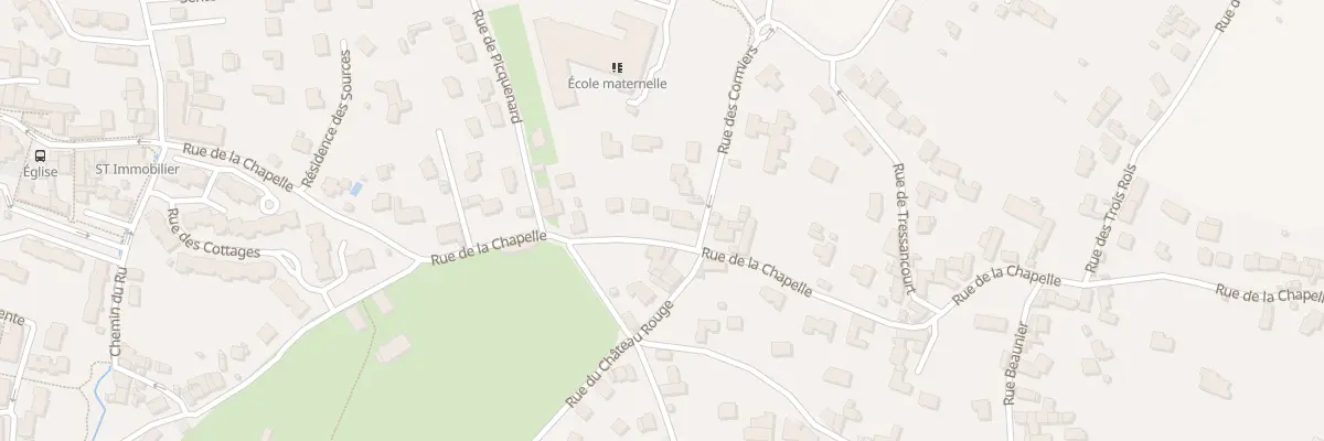 Plan du 451 Rue de la Chapelle à Orgeval