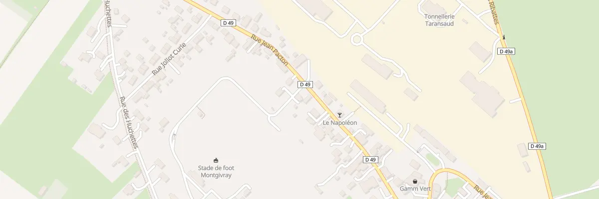 Plan du 33 Rue Jean Pacton à Montgivray