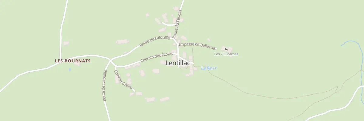 Plan du 5054 Latouille à Latouille-Lentillac
