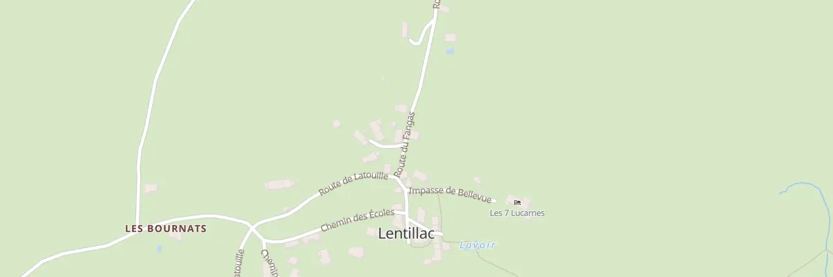 Plan du 5061 Lentillac à Latouille-Lentillac