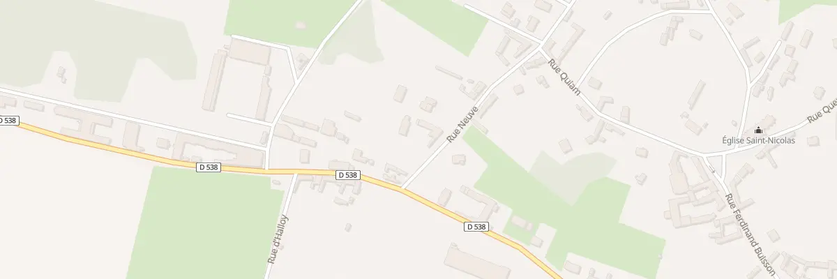 Plan du 12 Rue Neuve à Cempuis