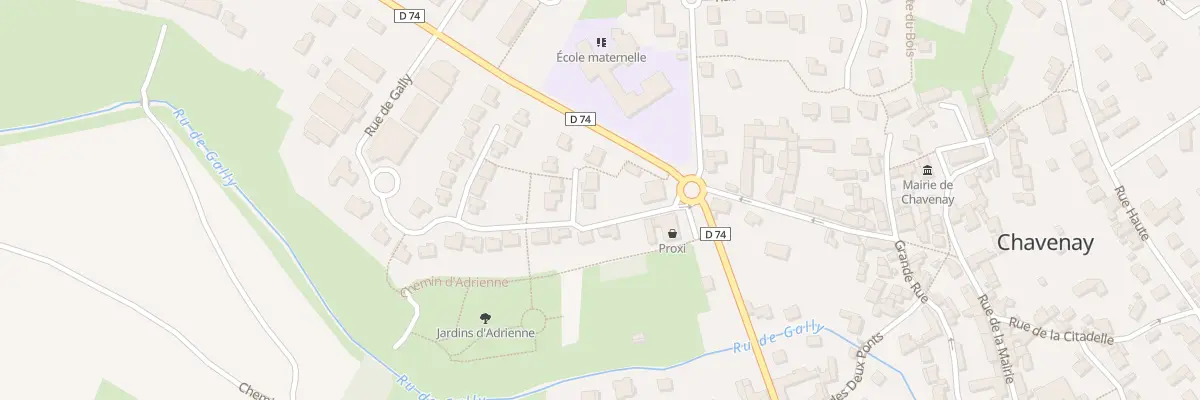 Plan du 2 All du Clos du Chêne à Chavenay